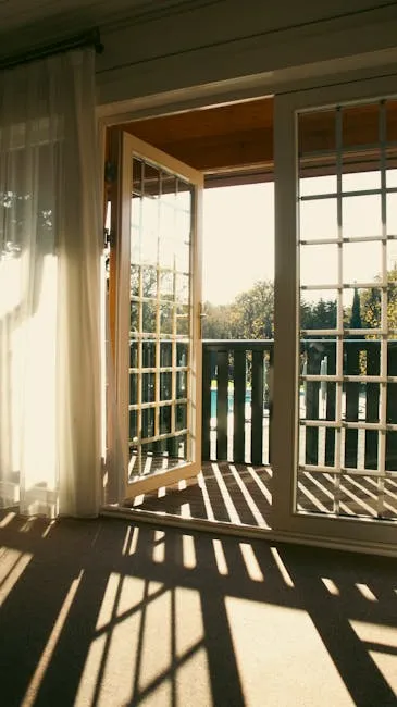 Glass French doors