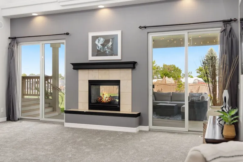 Sliding glass patio doors