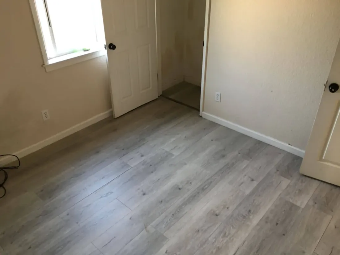 Plank floor & transition — Houston, TX