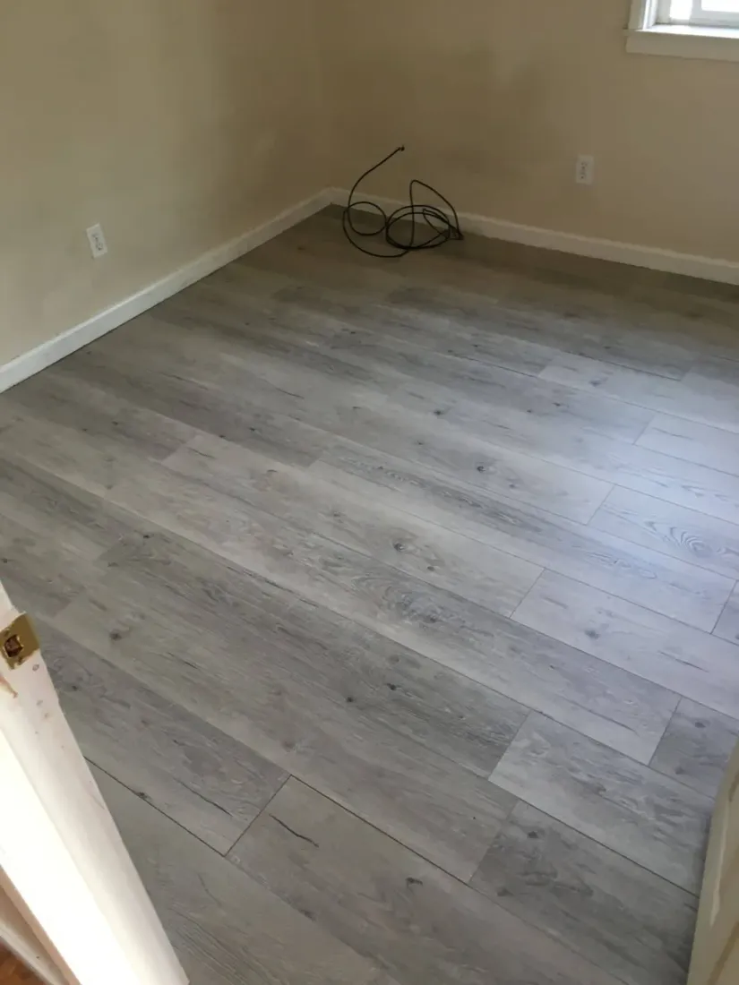 Luxury vinyl plank floor — Houston, TX