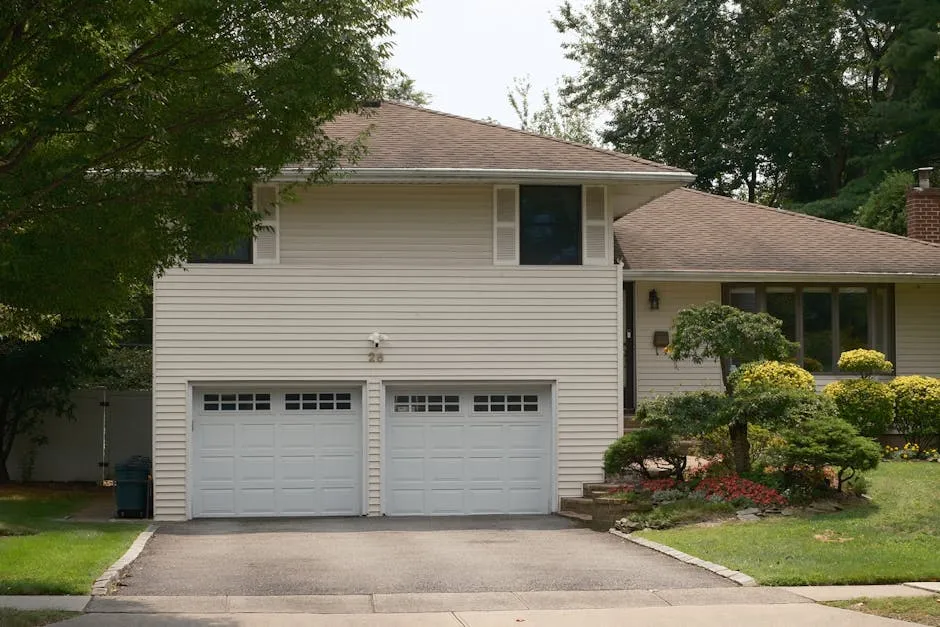 Attached garage