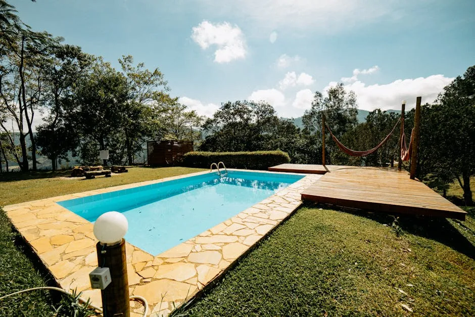 Backyard pool