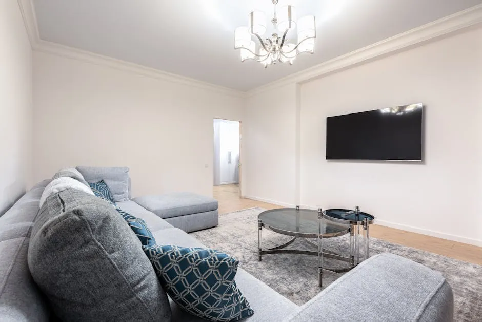 Wall-mounted TV