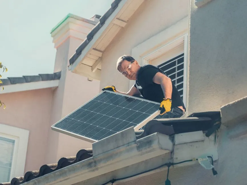 Roof-mounted panels