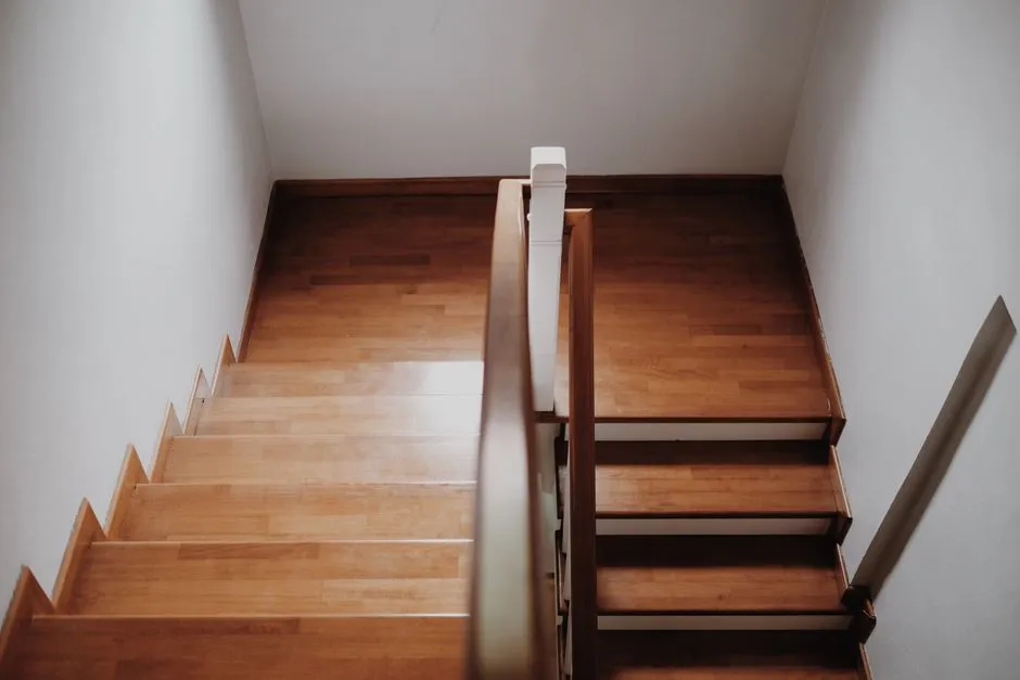 Wood staircase