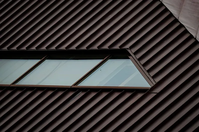 Standing-seam metal roof