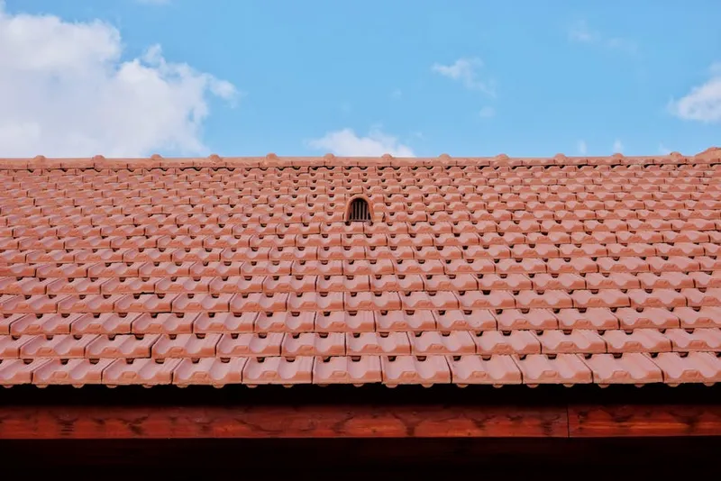 Clay tile roof