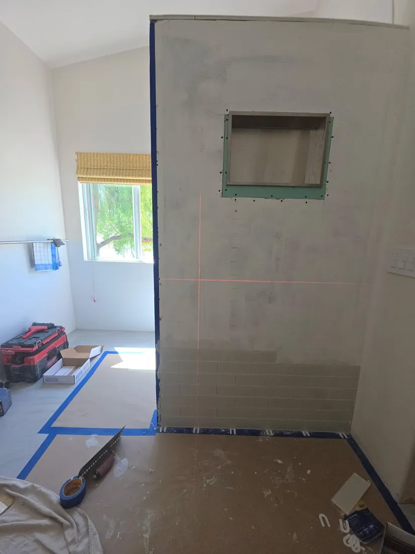 Shower niche before tile — Oxnard, CA